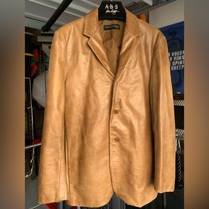 Classic Kenneth Cole Leather Jacket size M